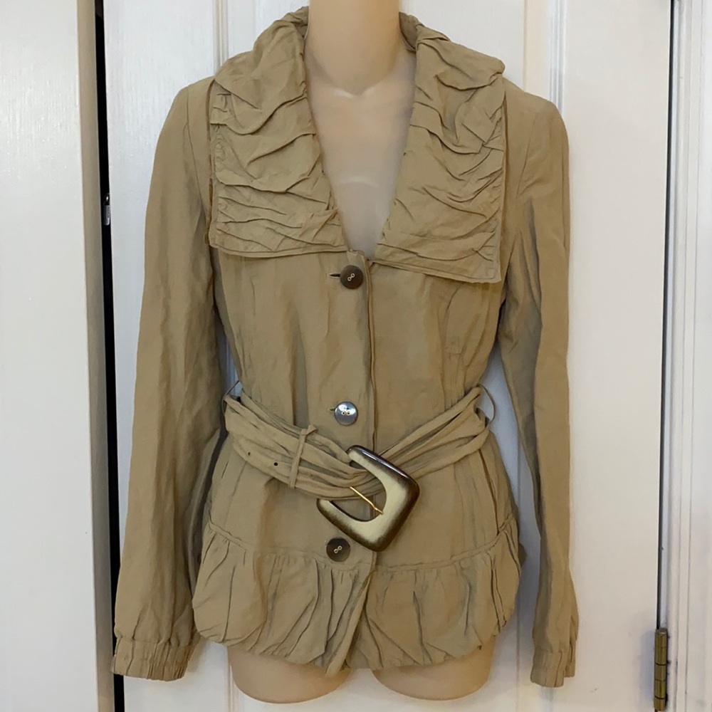 Cole Haan Collection Gathered Light Jacket